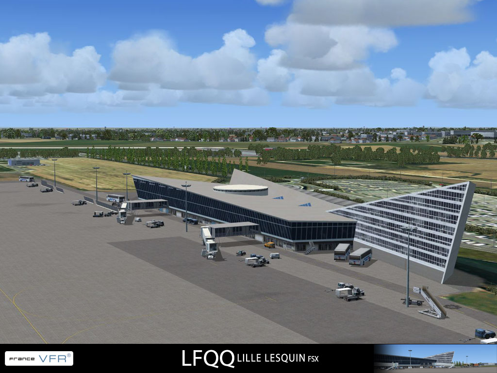 Сценарии аэропортов fsx. Лилль аэропорт. Аэропорт Лилля. LFQQ Lille Airport.