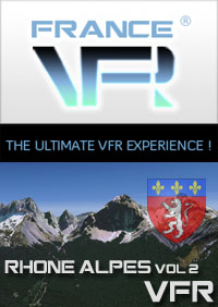Rhone-Alpes VFR Vol.2 (sud) pour FSX